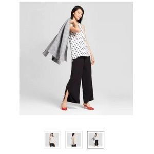 BOGO Who What Wear Black Polka Dot Tank